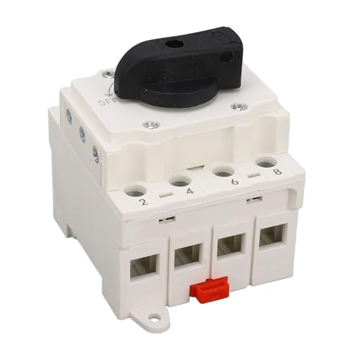 Sonnenschalter, Kupferklemme Photovoltaik DC Isolationsschalter PC Gehäuse 4P DC 1000V 32A Silberstecker Breite Anwendung für Haus Sonnenschalter, Kupferklemme Photovoltaik DC Isolationsschalter PC Gehäuse 4P DC 1000V 32A Silberstecker Breite Anwendung für Haus von Okuyonic