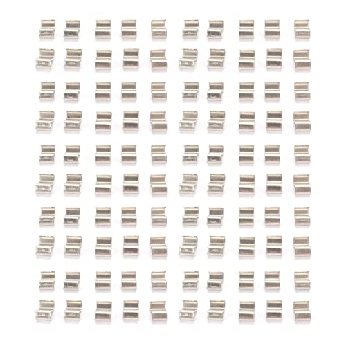 Z-Verglasungsclips, langlebig, 100 Stück Federclips vom Typ Z, weit verbreiteter Edelstahl, sicher, stabil, verschleißfest für die Gartenarbeit von Okuyonic