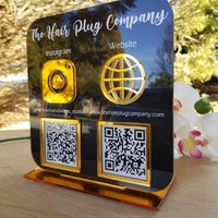 Instagram Schild Für Unternehmen | Multi Qr-Code-Zeichen Qr-Code Social Media Zeichen Kassen-App von OlahCrafts