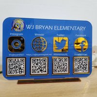 Lass Uns Sozial Werden | Qr-Code Popup Shop Multi Social Media Zeichen Qr Code Instagram Facebook Bewertung Popup-Veranstaltungen Lass Uns Sozial Werden | Qr-Code Popup Shop Multi Social Media Zeichen Qr Code Instagram Facebook Bewertung Popup-Veranstaltungen von OlahCrafts