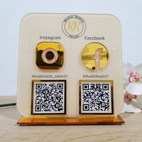 Qr-Code-Zeichen | Scan To Pay Zahlungsmittel-Zeichen Facebook Zeichen Instagram |Venmo Cashapp Hinweisschild Verkäufer-Aufsteller Google Qr-Code-Zeichen | Scan To Pay Zahlungsmittel-Zeichen Facebook Zeichen Instagram |Venmo Cashapp Hinweisschild Verkäufer-Aufsteller Google von OlahCrafts