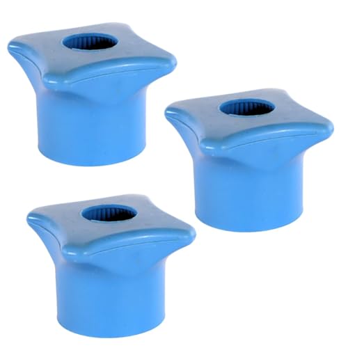 Olanmarp Revolutionärer Flaschenaufdreher- Schraubverschlussöffner aus Kunststoff für Senioren & Personen mit eingeschränkter Handfunktion - Flaschenöffner - Einfach, Sicher (Blau 3 Stück) von Olanmarp