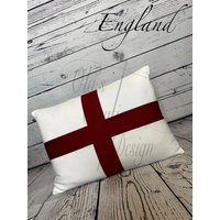 England Flagge Kissen von OlasCreationDesign