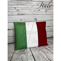 Italien Flagge Kissen von OlasCreationDesign