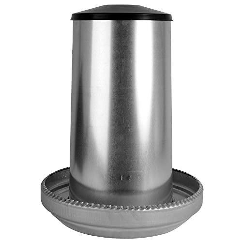 Olba Futterautomat für Geflügel - verzinkt - (42kg) von Olba