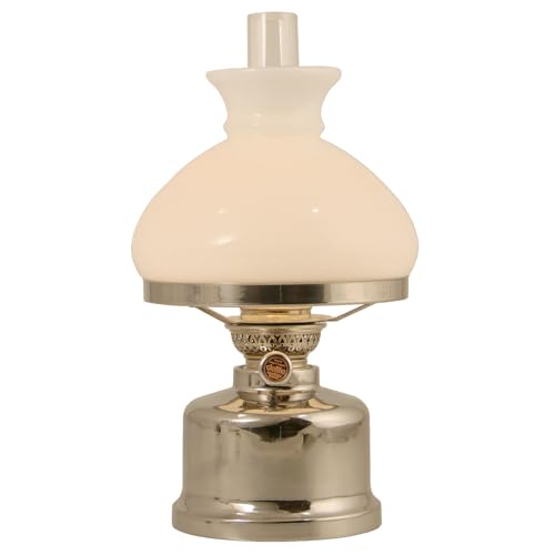 Old Danish Petroleumlampe Edelstahl matt gebürstet, mit Opal Glasschirm von E.S.Soerensen-Jan Landqvist Old Danish Petroleumlampe Edelstahl matt gebürstet, mit Opal Glasschirm von E.S.Soerensen-Jan Landqvist von Old Danish