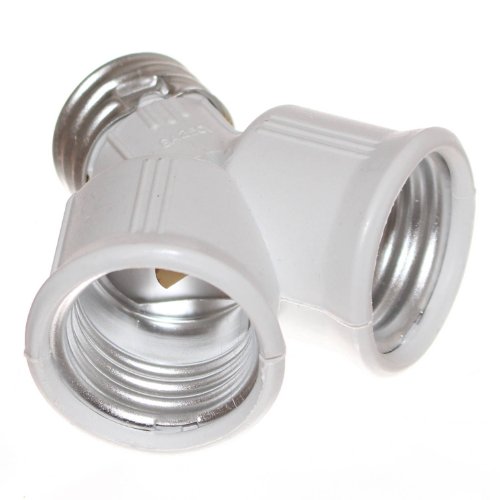 1 Adapter E27 auf 2xE27 Fassung Innengewinde für Schraubsockel Lampen Neu LED bis 230V Old-Harvest von Old-Harvest