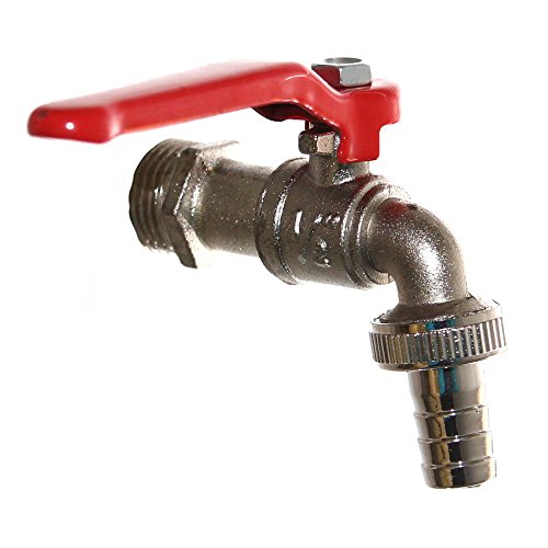 1 Kugelhahn 1/2" Auslaufhahn mit Sieb & Dichtung Garten Werkstatt Garage Wasserhahn Absperrhahn Absperrventil Neu Old-Harvest von Old-Harvest