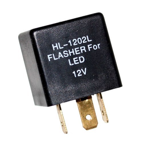 Old-Harvest 1 Lastunabhängig Blinkrelais Neu LED geeignet 12V 0,02-20A 3-Polig Blinker KRAD PKW von Old-Harvest