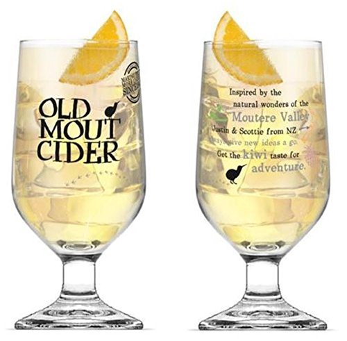 Old Mout Cider CE Marked Stemmed Pint Glasses 20 Ounce (Set of 2) by Old Mout Cider von Old Mout Cider