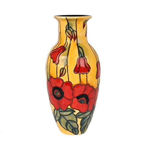 Old Tupton Ware Vase gelb Poppy 20,3 cm von Old Tupton Ware