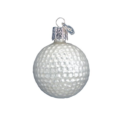 Old World Christmas 2020 Weihnachten Ornament Golfball Glas geblasener Baum Golfball von Old World Christmas