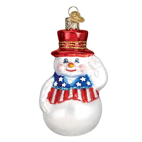 Old World Christmas 24180 Dekor, Patriotic Snowman von Old World Christmas