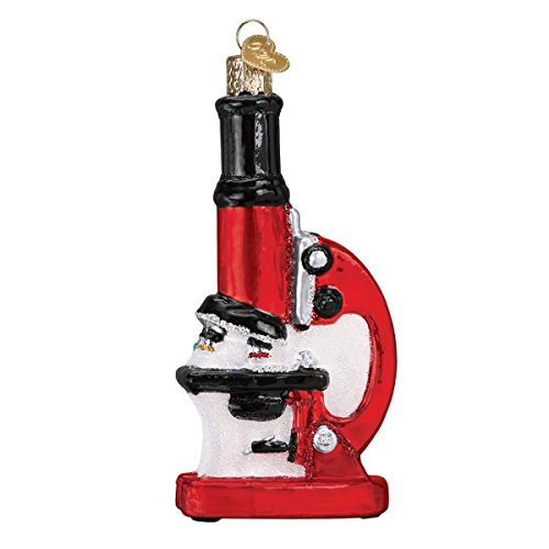Old World Christmas Doctor Tools Glasornamente für Weihnachtsbaum-Mikroskop, 4.750, Modell: 36242 von Old World Christmas
