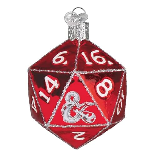 Old World Christmas Dungeons & Dragons D20 Würfelglas zum Aufhängen von Old World Christmas