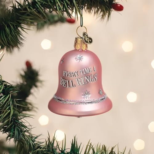 Old World Christmas Every Time A Bell Rings Glasornament für den Weihnachtsbaum von Old World Christmas
