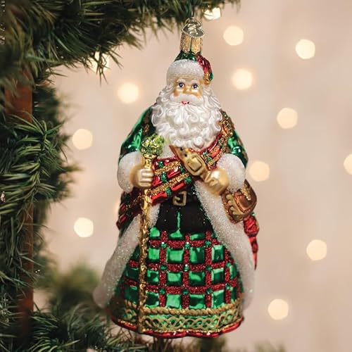 Old World Christmas Irischer Weihnachtsmann, Glasornament für den Weihnachtsbaum von Old World Christmas