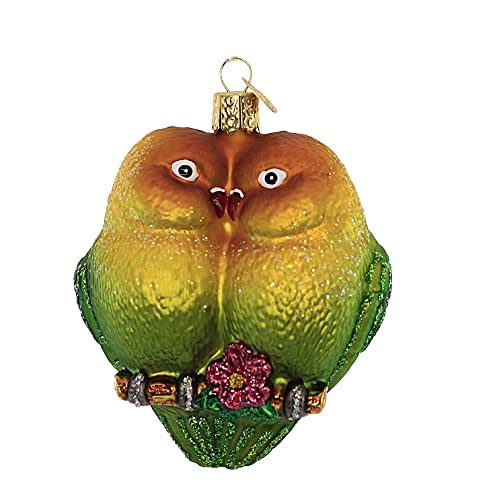 Old World Christmas Lovebirds Christbaumschmuck aus Glas von Old World Christmas