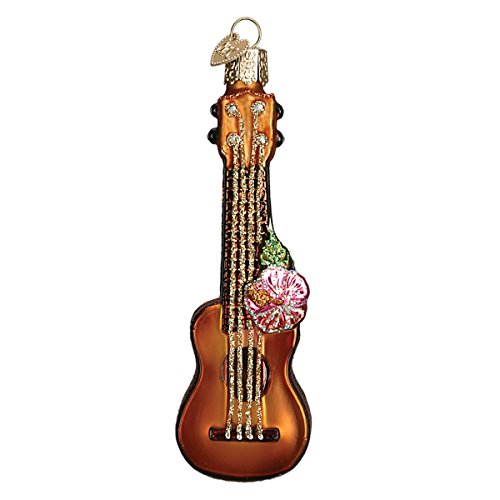 Old World Christmas Ornaments: Ukulele Glass Blown Ornaments for Christmas Tree (38040) von Old World Christmas