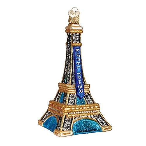 Old World Christmas Ornament: Christbaumschmuck aus Glas mit Städten, Orten und Sehenswürdigkeiten für den Weihnachtsbaum Eiffelturm von Old World Christmas