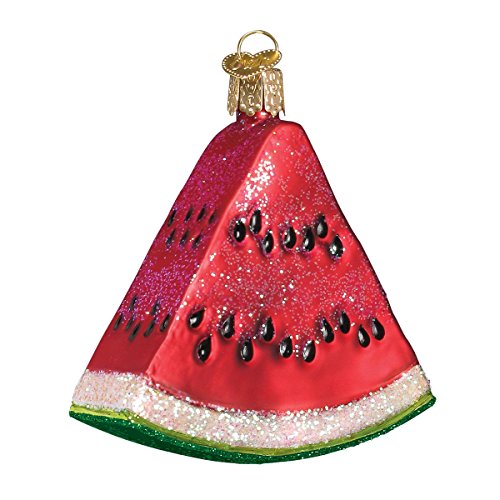 Old World Christmas Ornamente: Fruit Selection Glas geblasene Ornamente für Weihnachtsbaum, Wassermelone von Old World Christmas