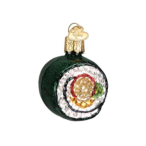 Old World Christmas Ornamente: Sushi Roll Glas geblasene Ornamente für Weihnachtsbaum (32110) von Old World Christmas