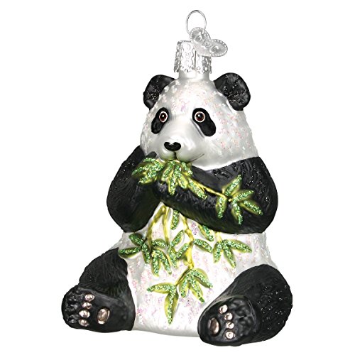 Old World Christmas Panda-Glasornamente für den Weihnachtsbaum. von Old World Christmas
