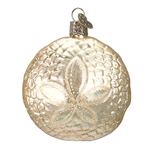 Old World Christmas Sand Dollar Glas geblasen Ornament für Weihnachtsbaum von Old World Christmas