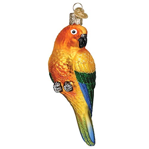 Old World Christmas Sun Conure Glasornament, 16133 von Old World Christmas