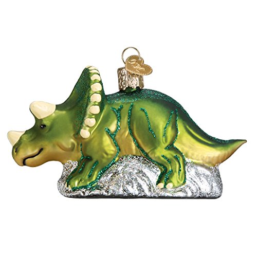 Old World Christmas Triceratops Weihnachtsbaumschmuck, Glas, geblasen Old World Christmas Triceratops Weihnachtsbaumschmuck, Glas, geblasen von Old World Christmas