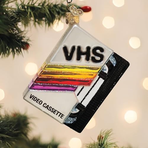 Old World Christmas VHS Tape Glasornament für Weihnachtsbaum von Old World Christmas