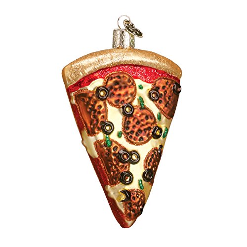 Old World Weihnachten Pizza Slice Glas geblasen Ornament von Old World Christmas