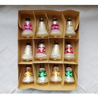 12Er Set Weihnachtliche Glöckchenverzierungen, Weihnachtsbaumschmuck - Made in Ddr Or Germany 12Er Set Weihnachtliche Glöckchenverzierungen, Weihnachtsbaumschmuck - Made in Ddr Or Germany von OldBox