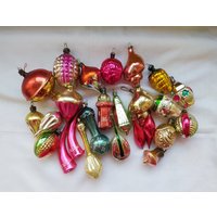 Vintage Christbaumschmuck, Weihnachts-Quecksilber-Glas-Ornamente - Made in Udssr 16 von OldBox
