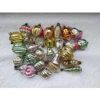 Vintage Christbaumschmuck, Weihnachtsquecksilber Glasornamente - Made in Udssr 27 von OldBox