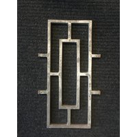 10x17 Aluminium Rechteckiges Panel Art Deco von OldCrowShop