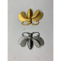 Kleine Metallbiene Aus Stahl Oder Messing von OldCrowShop