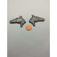 Kleiner 3D Pferdekopf Aus Metall | Nach Links Oder Rechts Gerichtet von OldCrowShop