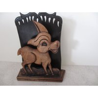 Vintage Rehkitz Bambi Briefhalter Rack Schreibtisch Tidy von OldEnglishMilly