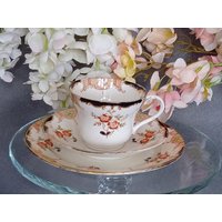 Antike Teetasse Mit Untertasse Und Beilagenteller, Stanley China von OldFineThings