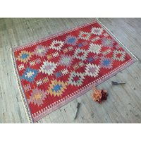 Vintage Türkisch Eroim Teppich 4 X 6 Ungefähr von OldRugBazaar