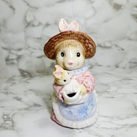 Vintage Fitz & Floyd Minibus Bunny Teekanne von OldSchoolOddButCool