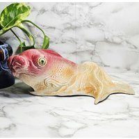 Vintage Keramik Weirdo Fisch Wanddekor Tasche Mcm Vintage Keramik Weirdo Fisch Wanddekor Tasche Mcm von OldSchoolOddButCool