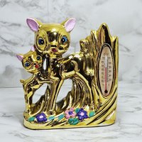Vintage Kitschy Deer & Rehkitz Zimmertemperatur Übertopf von OldSchoolOddButCool