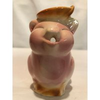 Vintage Töpferei Pink Pig Creamer von OldSoulAntiquesNsuch