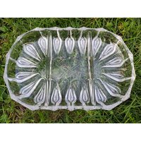 Schale Vintage Glas Kristallglas Bleikristall 1960Er 70Er Germany Lead Crystal von OldSpecialLovely