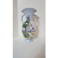 Vintage Handbemalte Urne Vase von OldThymeFarm