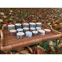 15 Verschiedene Größen Naturholz Teelichthalter von OldWillowFieldsFarm