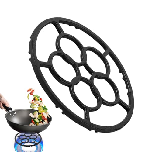 Brenneraufsatz | Gusseiserner -Ring,Rutschfester Topfuntersetzer, 18cm Kochring für Herd, Pfanne, Bratpfanne & Küchenutensilien Brenneraufsatz | Gusseiserner -Ring,Rutschfester Topfuntersetzer, 18cm Kochring für Herd, Pfanne, Bratpfanne & Küchenutensilien von Oldmoom