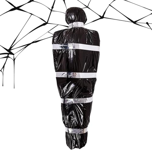 Halloween Außenbereich - Grusel-Deko Mit Leichen-Attrappe | Attrappe Leiche In Sack Für Friedhof & Indoor Party Halloween Außenbereich - Grusel-Deko Mit Leichen-Attrappe | Attrappe Leiche In Sack Für Friedhof & Indoor Party von Oldmoom